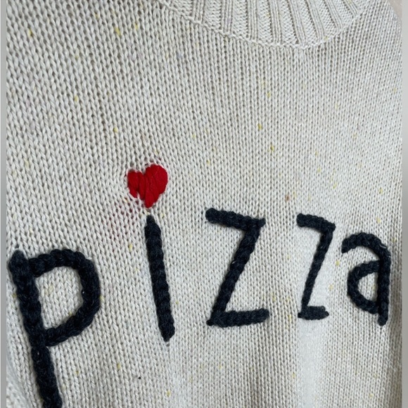 Wildfox Simply Pizza Vineyard Sweater Size XS - Picture 9 of 9